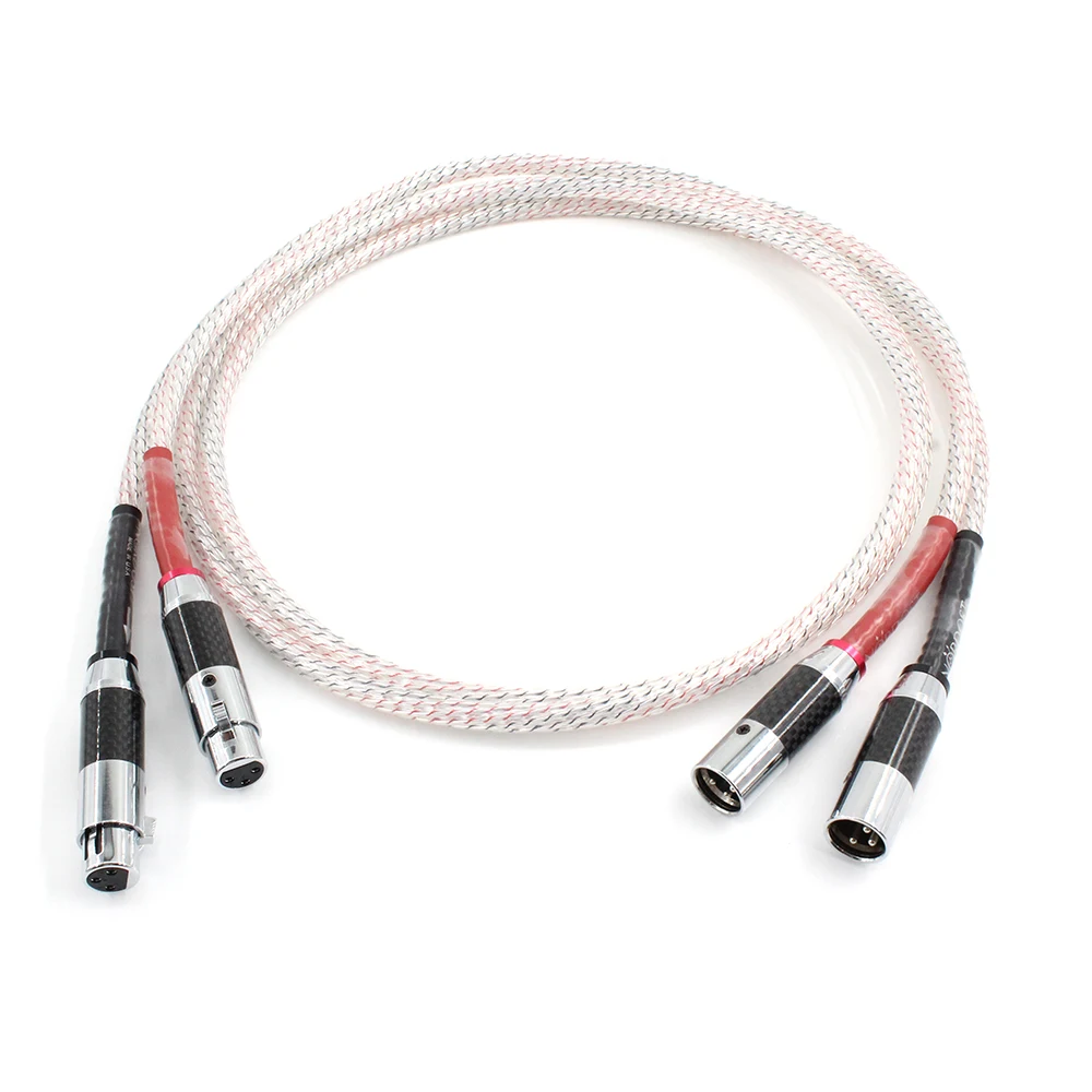 

Nordost Valhalla Series XLR Cable Interconnect Cable With Carbon Fiber Balanced Wire XLR Plug Male to Female Audio Balanced Cord