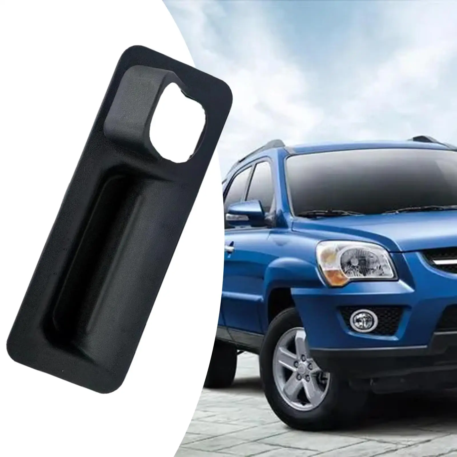 Black Outside Trunk Lid Lock Tailgate Handle Accessory for Kia Sportage