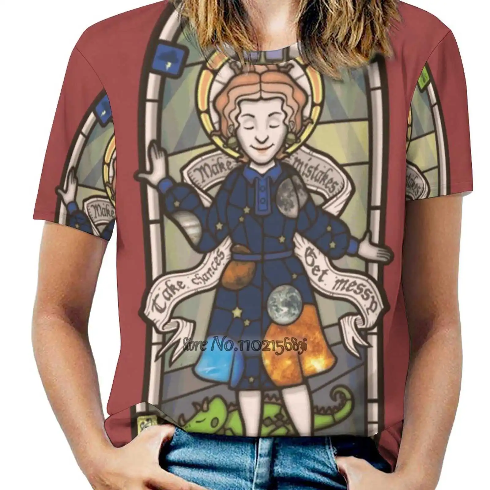 Nostra Lady Of Sexy T-shirt Casual Top Pullover donna Top Back allacciatura T-shirt Magic School Bus izzle Msb Miss Frizzle