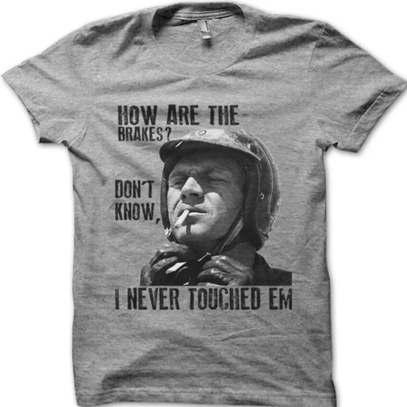 The Great Escape Movie Motorcycle Rider Men's T-shirt Summer New Casual Fashion Men's and Women's Same T-shirt