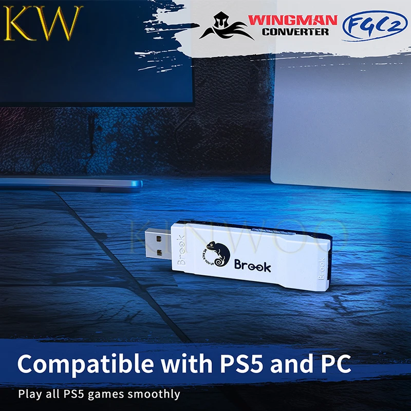 Brook Wingman FGC 2 Native PS5 Converter for PS5/PS4/XBox Series X