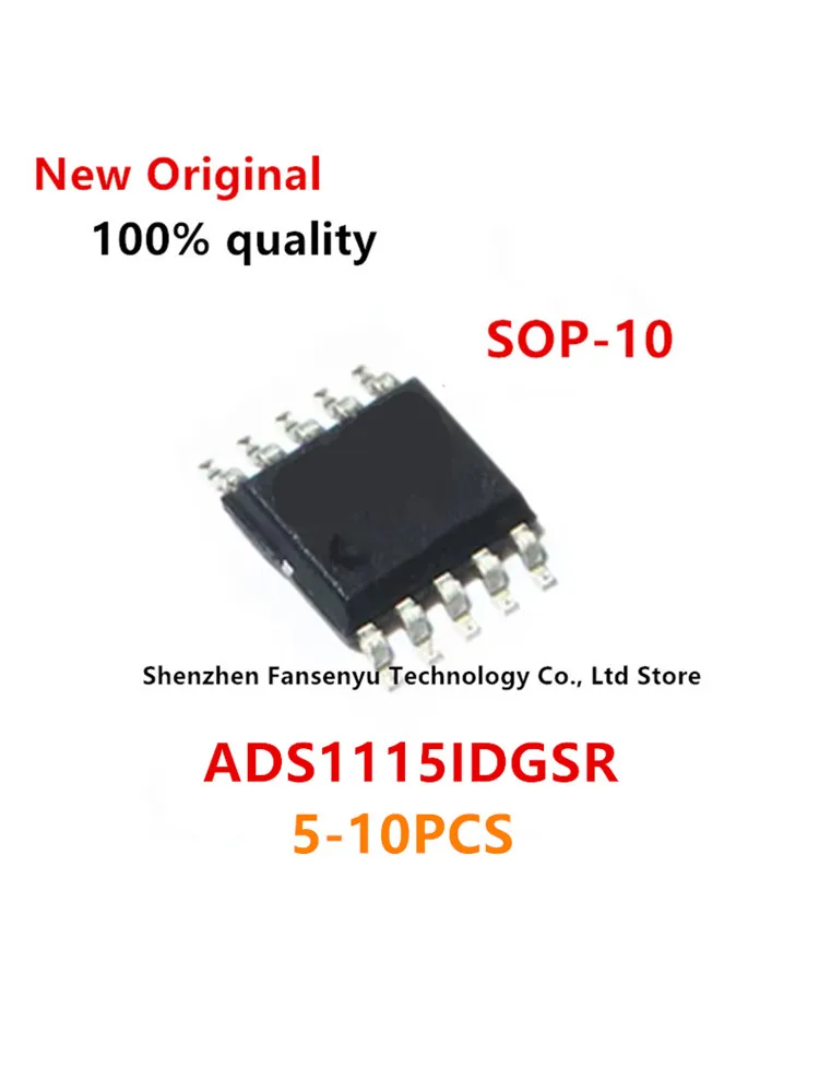 (5-10piece)100% New ADS1115IDGSR ADS1115IDGS ADS1115 MSOP-10 Chipset