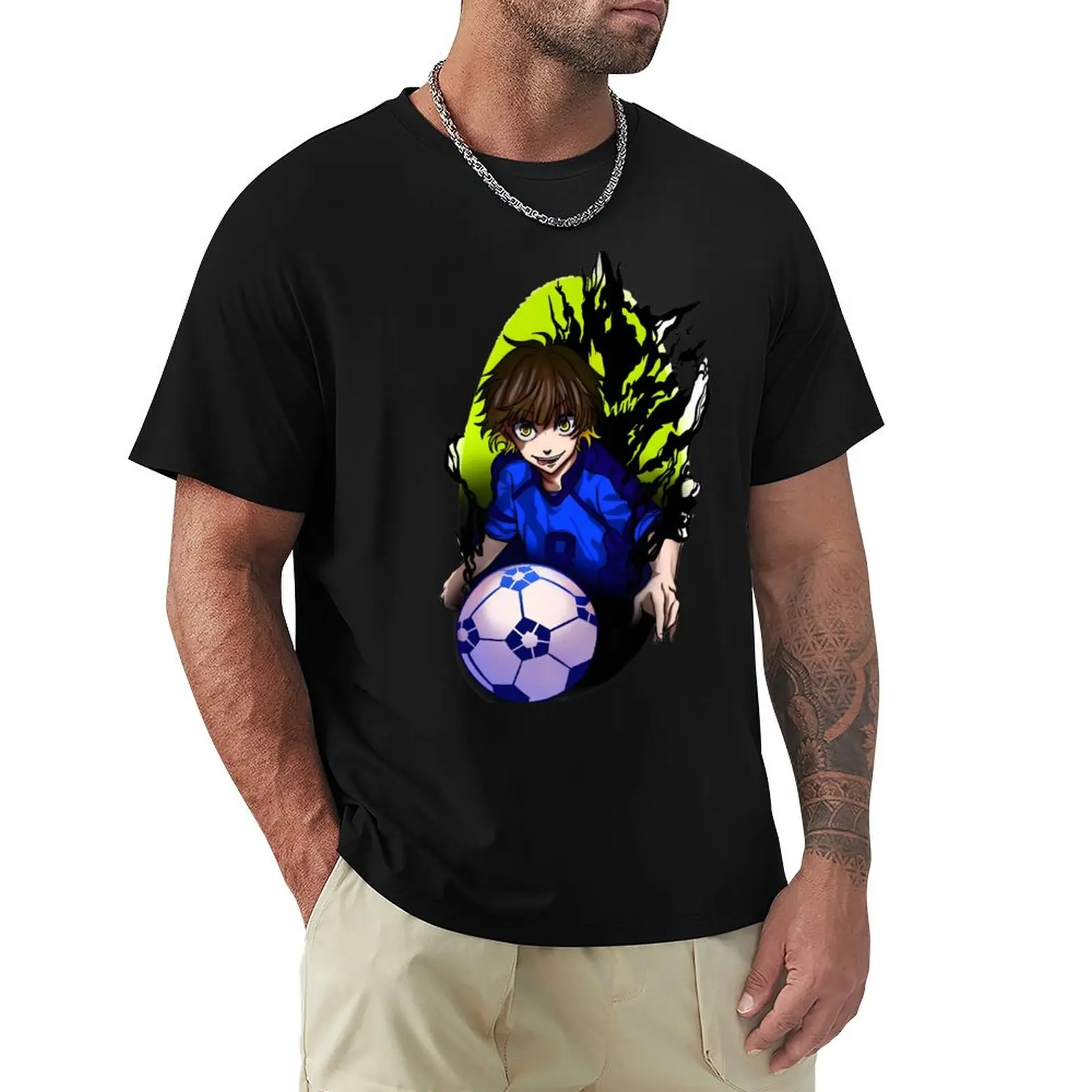 Meguru Bachira T-Shirt Big and Tall Basic Tee Shirt