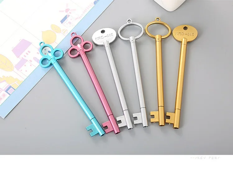 100Pcs Key Gel Pen Set Creative Stationery Cute Cartoon Learning Office Supplies Wholeslae