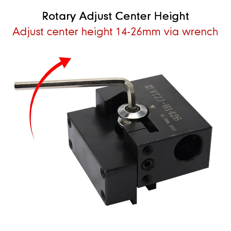 WTZJ-H1426 Adjustable Drill Chuck Set, ER20 Collets 3-13mm, Square Body, Straight & Taper Shank, CNC Lathe Tool