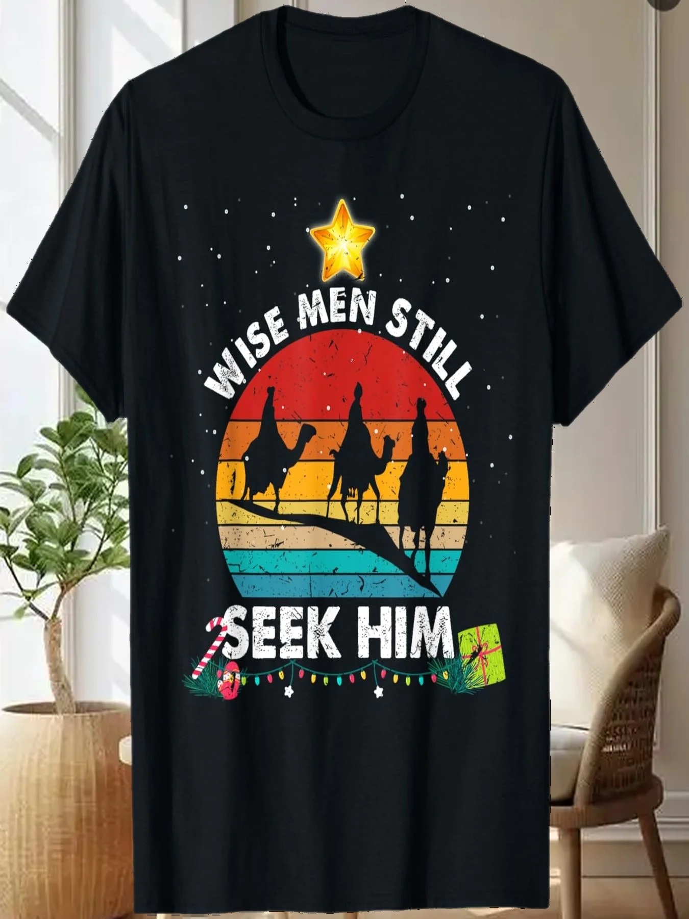 Ph Wise Men Still Seek Him Ropa Camiseta navideña cristiana