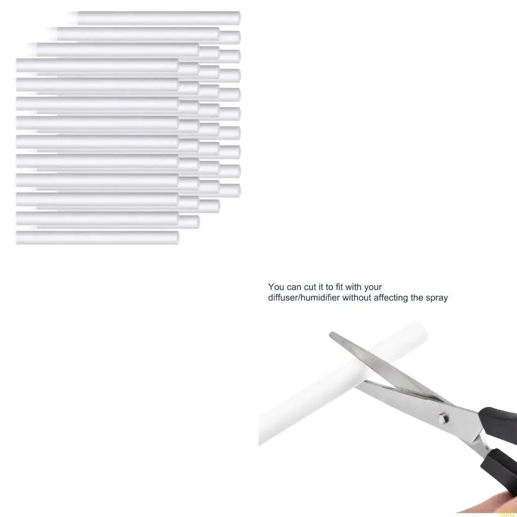 A0NC 40x Portable Humidifier Filter Replacements Refill for USB Powered Devices