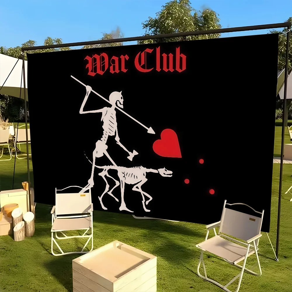 Decoración de bandera pícnic al aire libre fiesta de avance arte colgante hogar Camping pirata Q fiesta grupo observaciones Banner