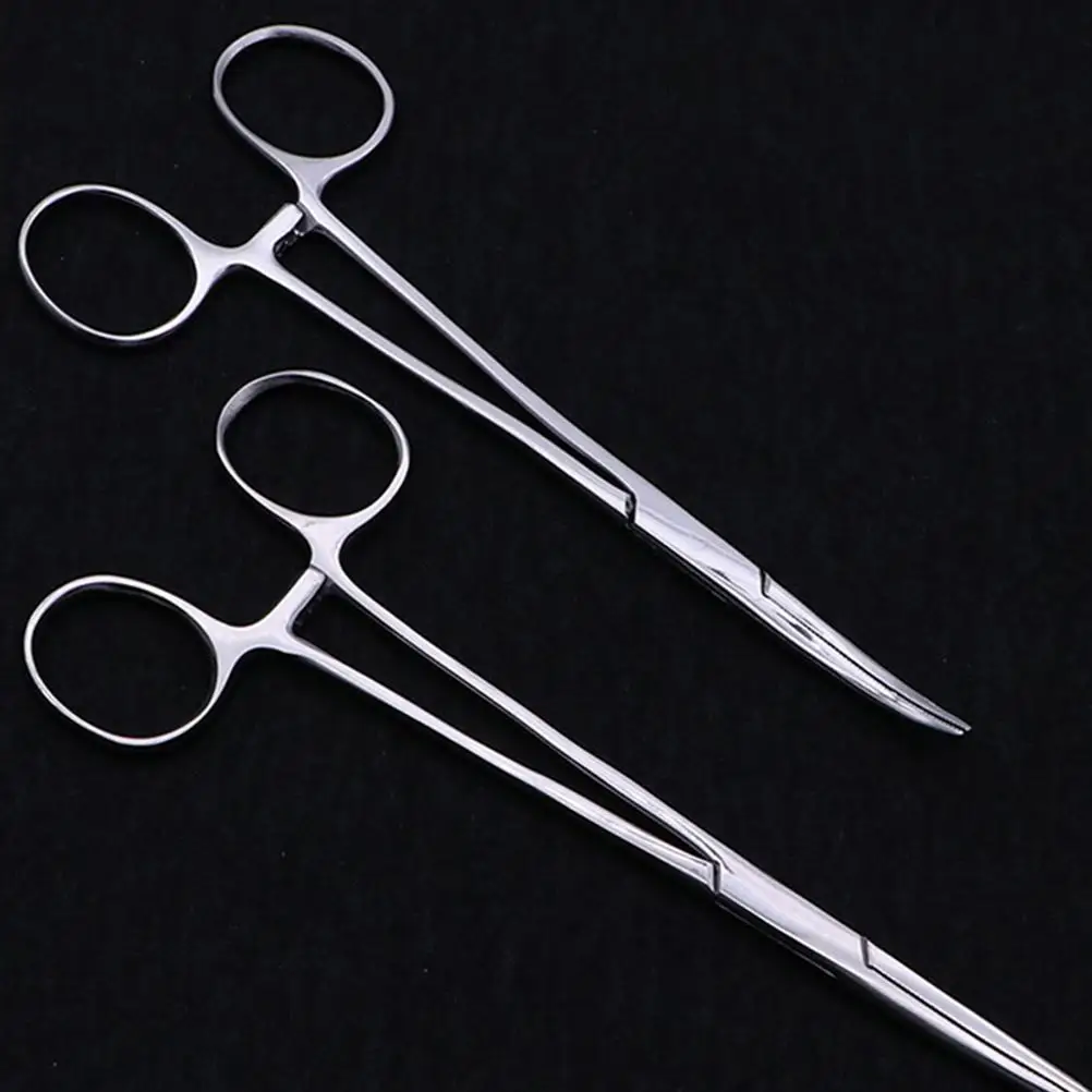 2Pcs Pet Zupfen Zange Edelstahl Epilieren Zange Schröpfen Zange Hund Pflege Werkzeug Blutstillende Zange Präzision Tipps
