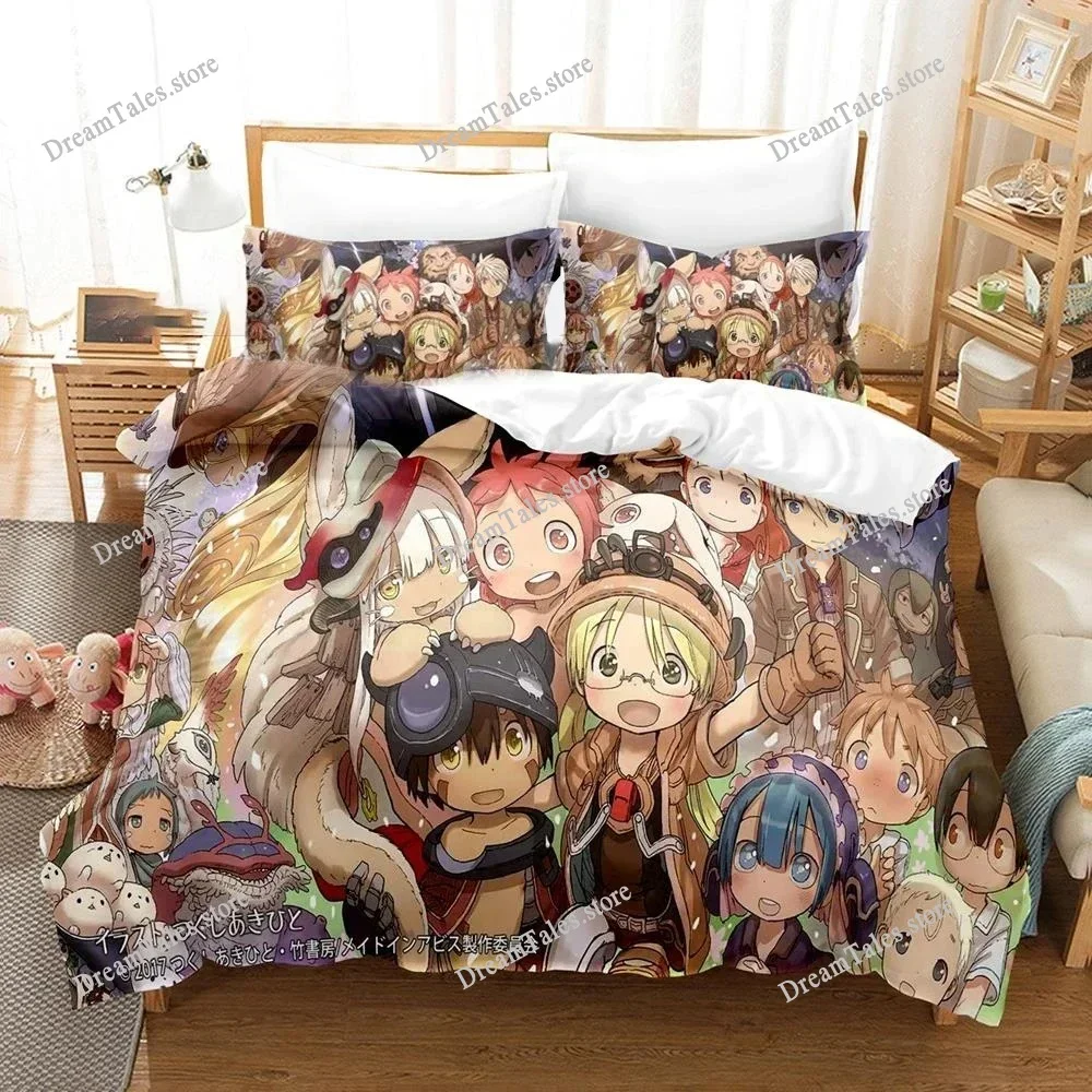 

3D Printed Anime Made In Abyss Bedding Set Duvet Cover Bedroom Comforter Single Twin King _Size Quilt Cover Home Textiles741