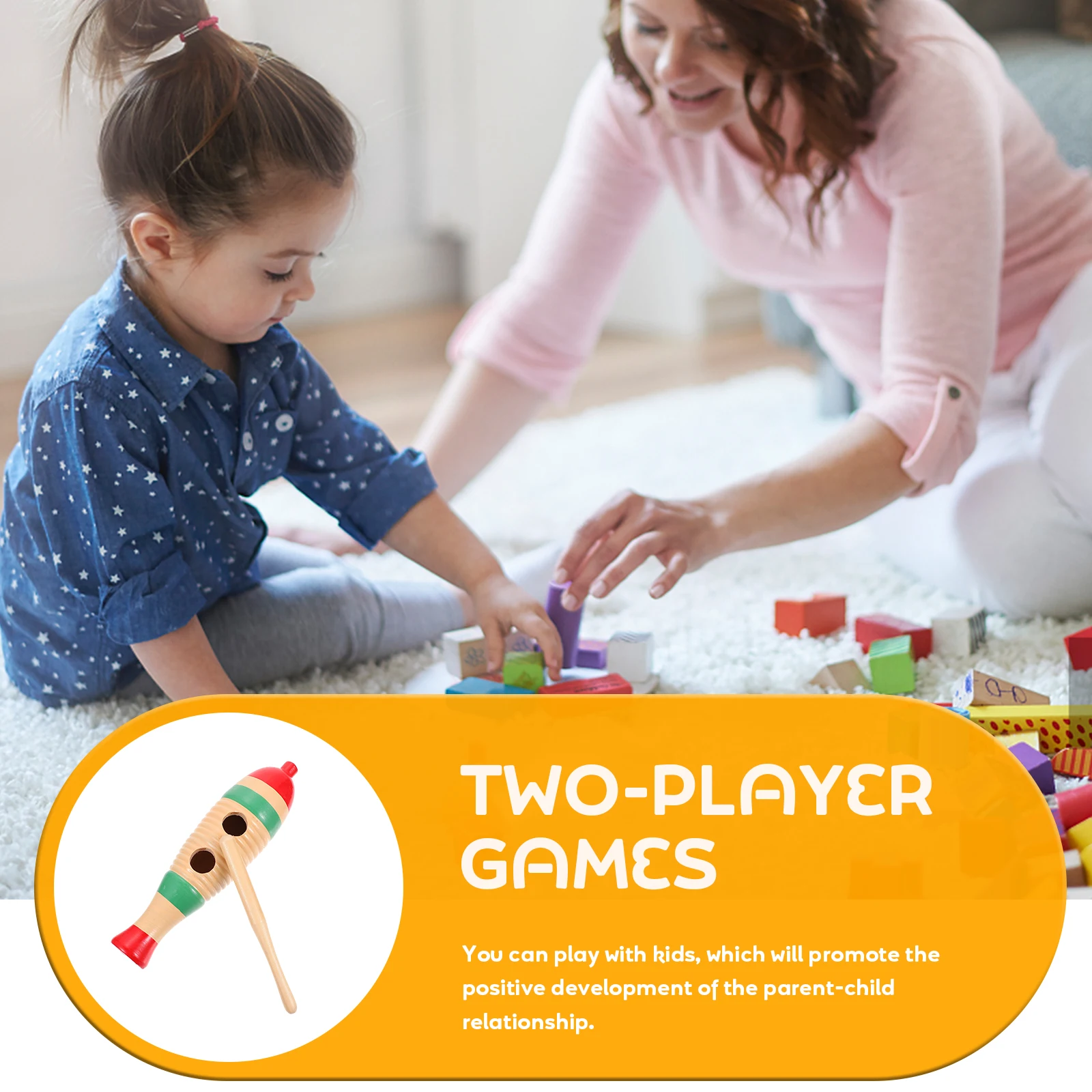 

1Pcs Wood Fish Style Guiro Children's Musical Instrument Scraping Sound Maker Ideal for Early Learning Birthday Christmas Gift