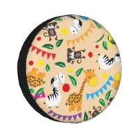 animalls 14''-17''Car  Wheel Tire Cover Spare Covers Case Bag Soft Protector Pouch Waterproof Car Tyre Protector