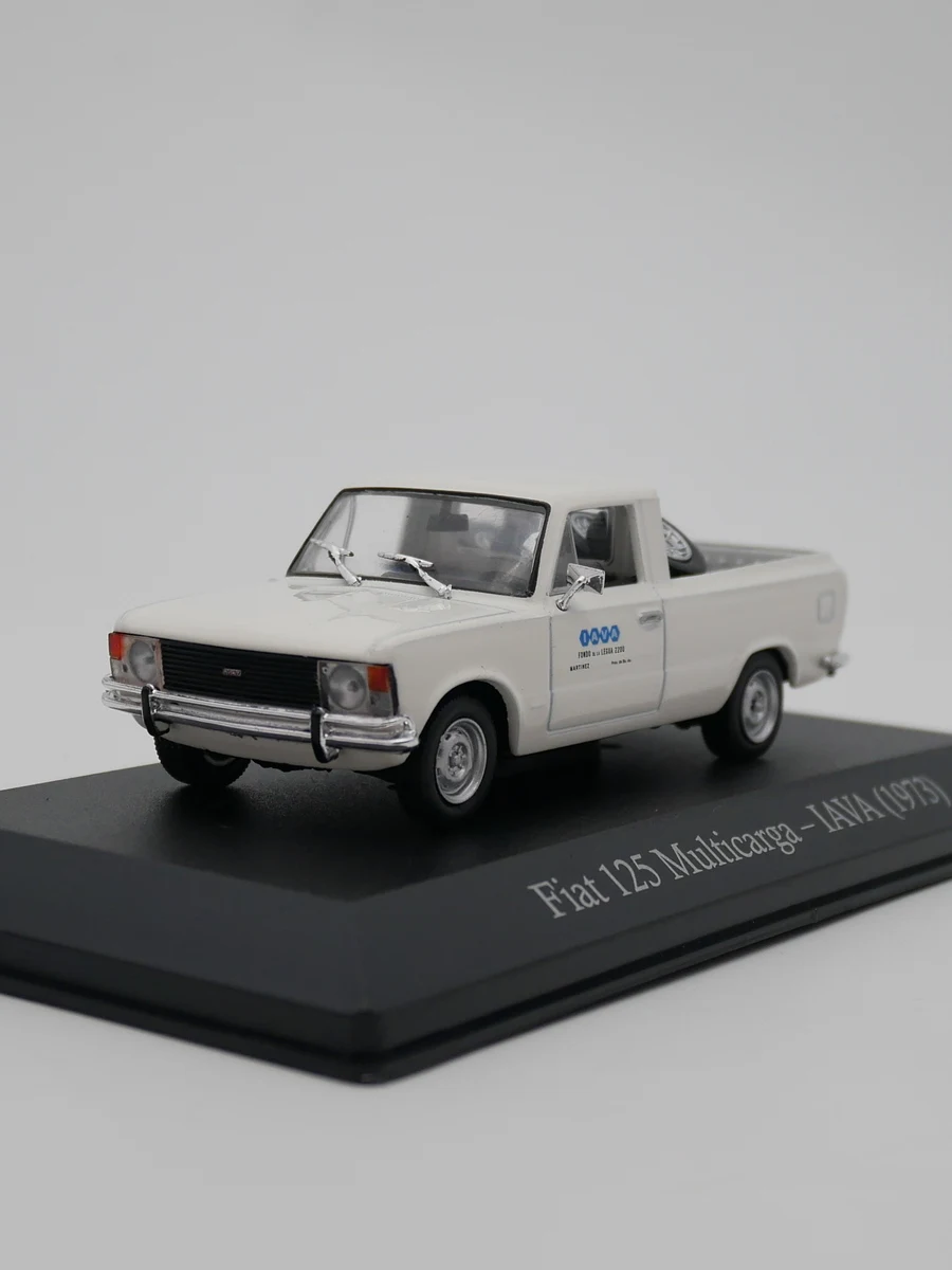 Ixo 1:43 Fiat 125 Multicarga IAVA 1973 Diecas Car Model Metal Toy Vehicle