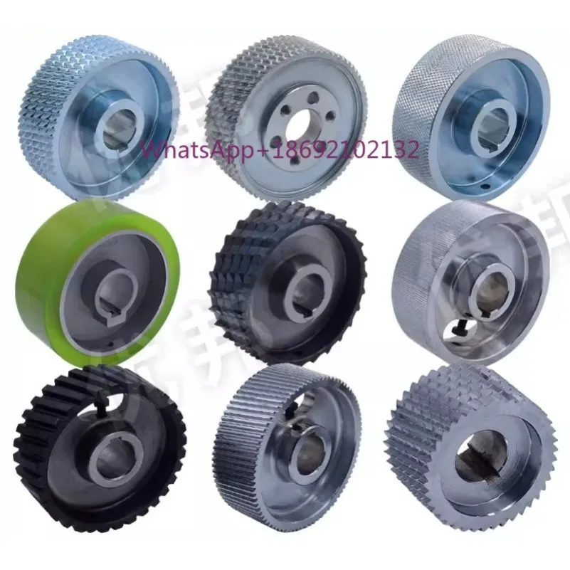 Qingcheng Finger Jointing Machine's Four-sided Planer Feeding Steel Roller, Rubber Roller, Woodworking Machinery's Rubber Wheel,