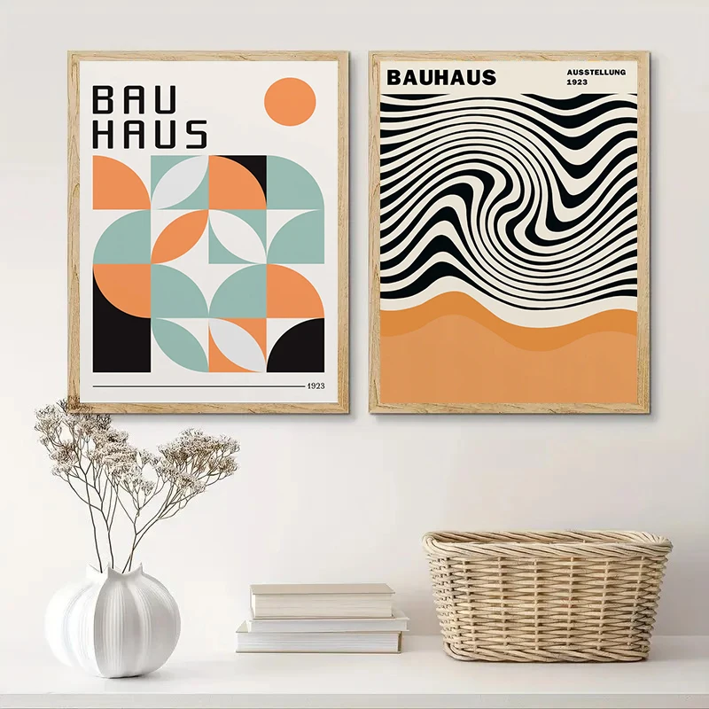 Bohemian Bauhaus Geometric Canvas Prints Vasily Chair Marcel Wall Art Poster for Modern Living Room Bedroom Dormitory Home Decor