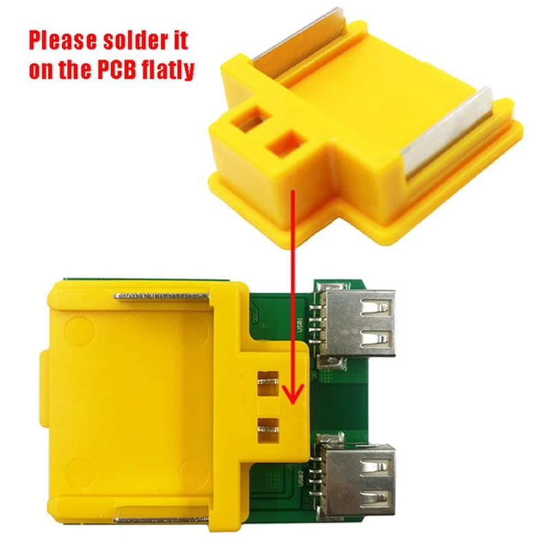 Retail Connector Terminal Block For Makita 18V Li-Ion Battery Charger Adapter Converter BL1815 BL1830 Electric Power Tools