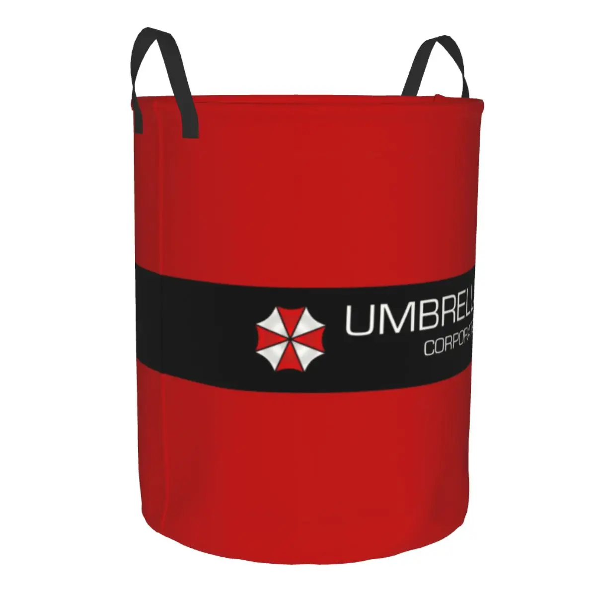 Custom Video Game Cosplay Umbrellas Corporation Laundry Hamper Large Storage Basket Kids Nursery Toy Organizer