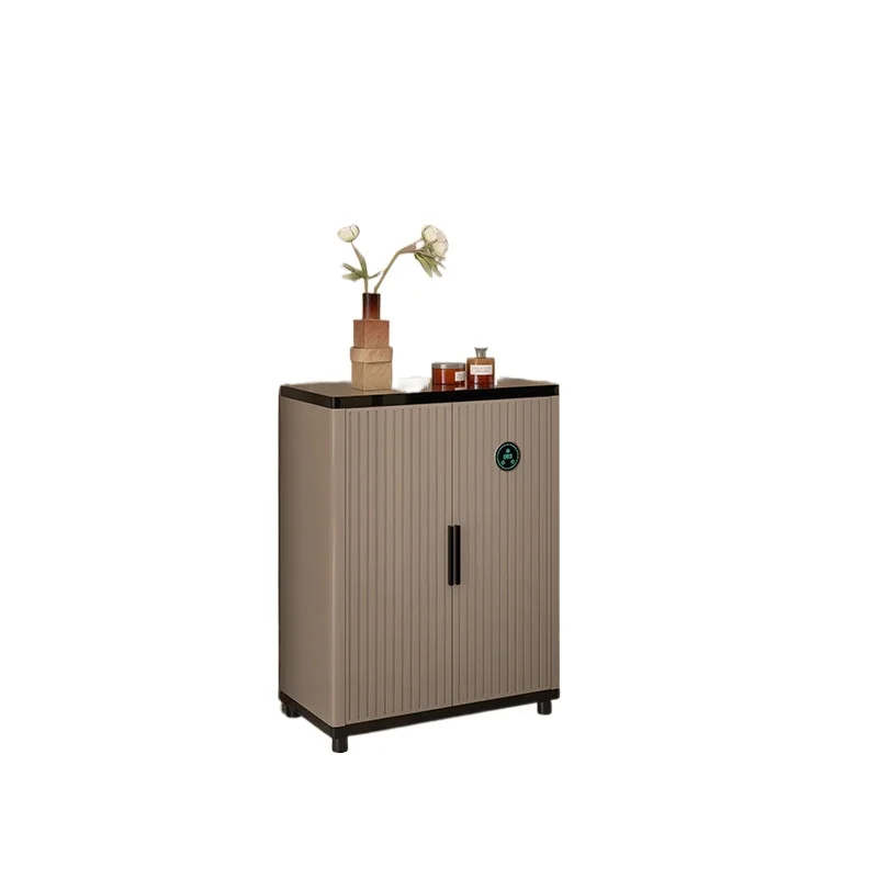 Outdoor courtyard steel shoe cabinet, outdoor locker at home door, waterproof and sunscreen