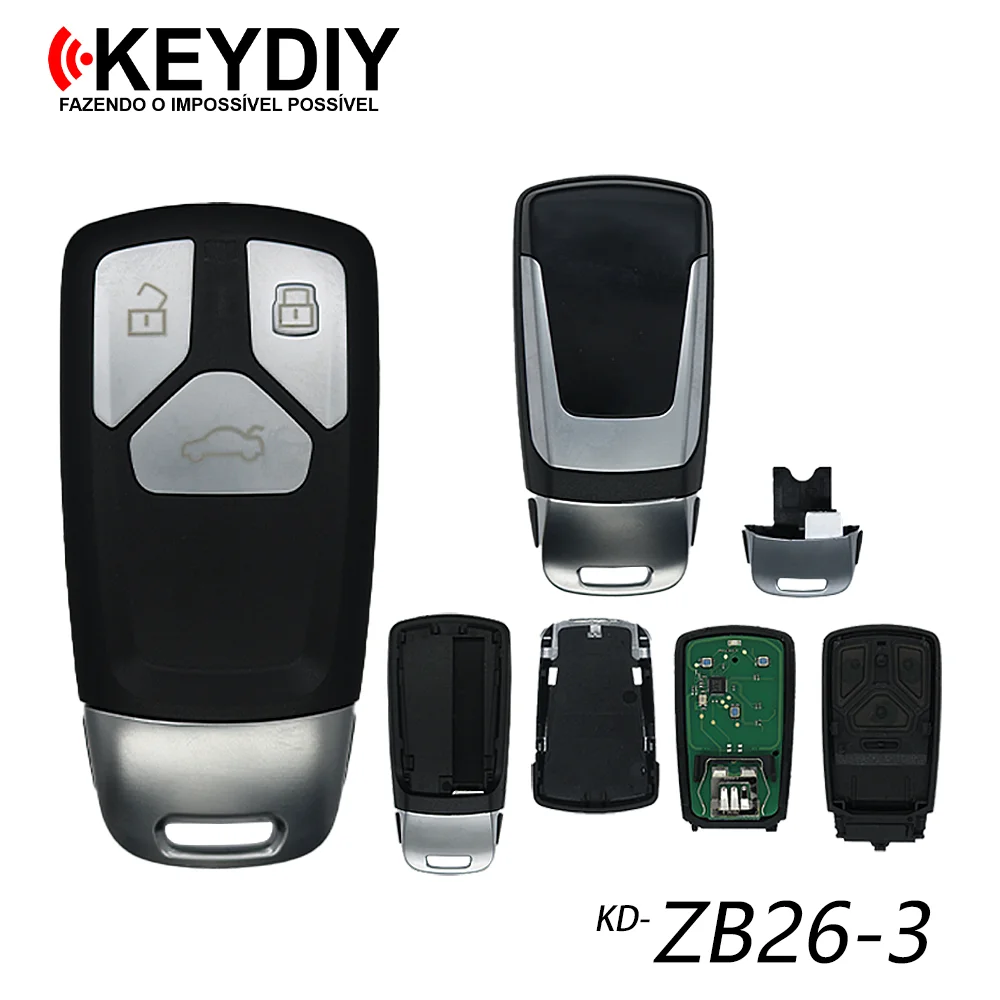 

KEYDIY Universal Remote ZB26-3 ZB26-4 Remote Control Car Key ZB Series For KD900 URG200 KD-X2 Mini KD KD-MAX
