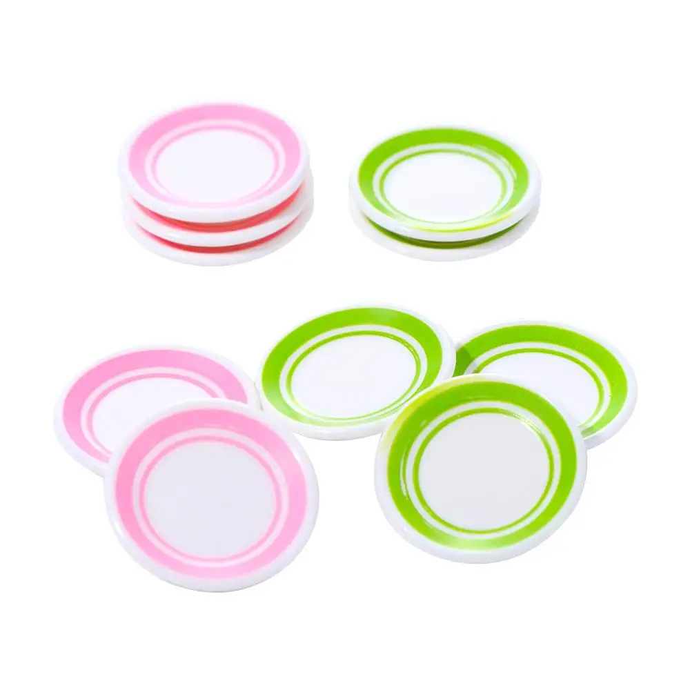 Miniature Tableware Dolls Accessories Doll House Accessorie Food Dishes Kitchen Toys Photograph Props Doll house Dinner Plates