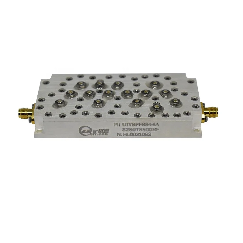 8280 إلى 8500 ميجا هرتز مرشحات ممر الموجة الترددات اللاسلكية UHF VUF 50W RF مرشح تجويف
