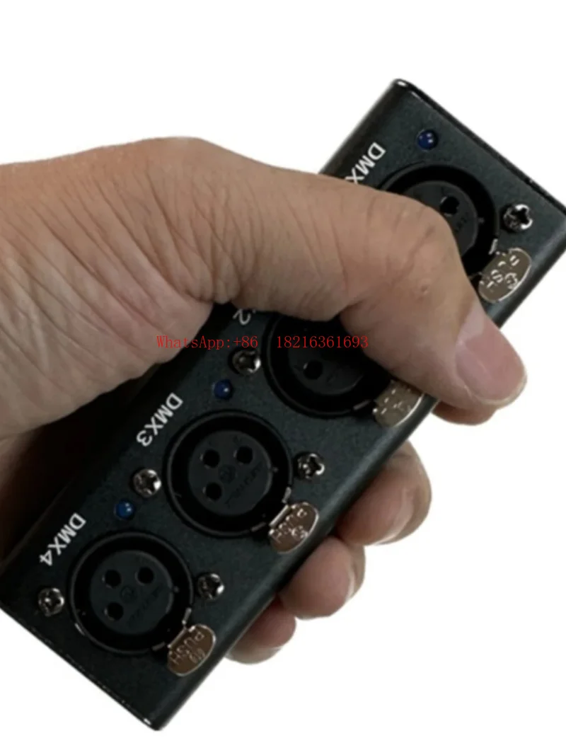 2026 New Portable Built-in USB Card ART-NET Network Lighting Controller with 4-channel DMX512 Bidirectional 2048 Channels