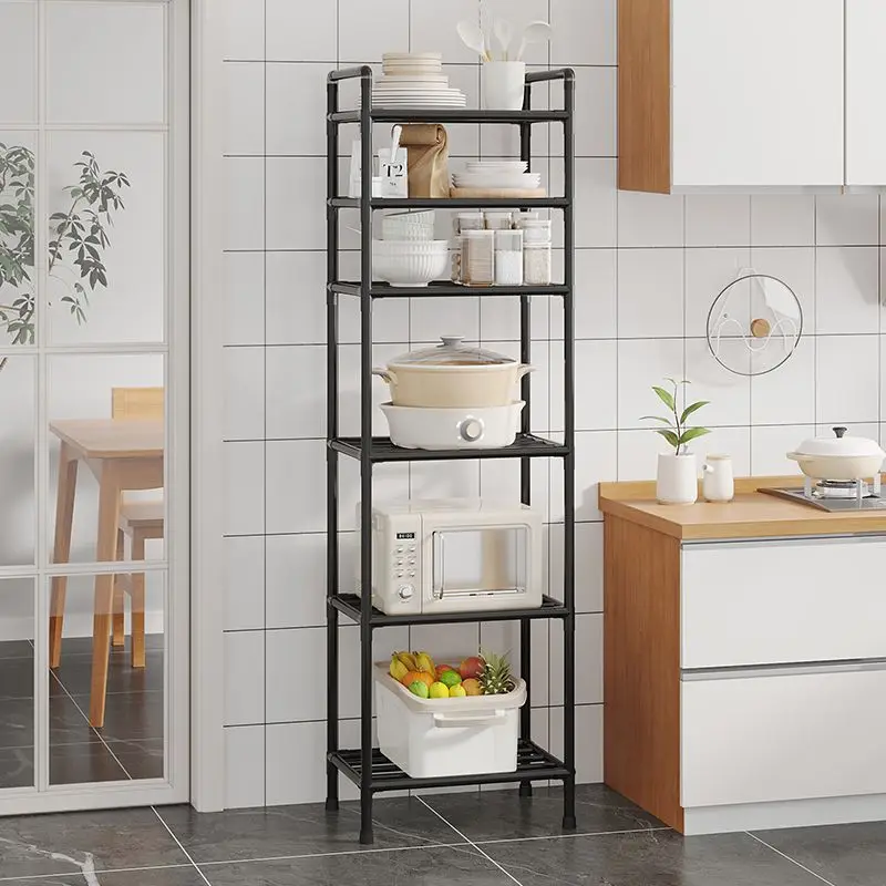 

Kitchen Multi-layer Stand Storage Ra Microwave Oven Baking Oven Pot Holder Py Home Use Metal Floor-standing elf