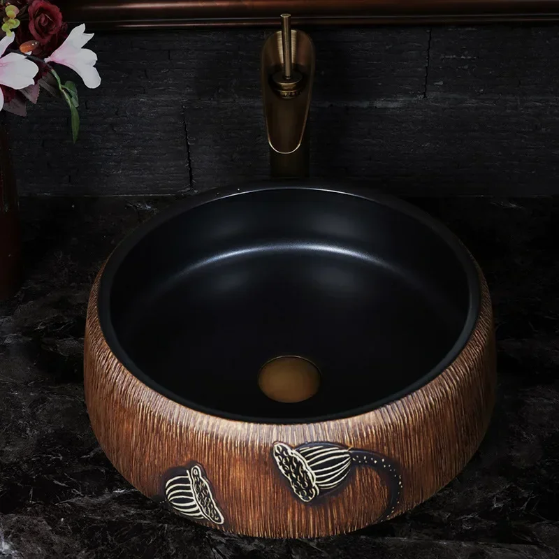 

Wash Basin Table Basin Retro Ceramic Washbasin Bathroom