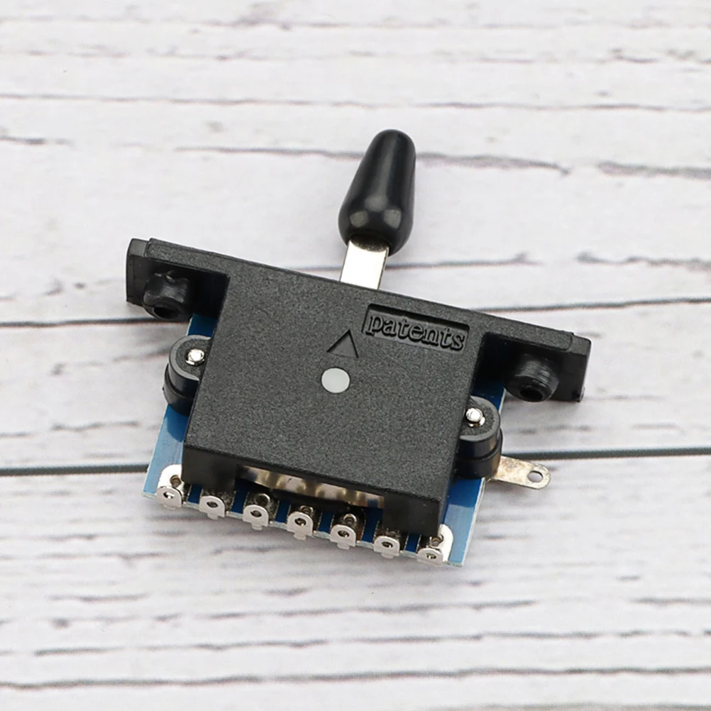 

Guitar Rocker Switch Easy to Install Pickup 3 Way Lever Toggle for Upgrades Parts Electric Heavy Duty Selector Versatile