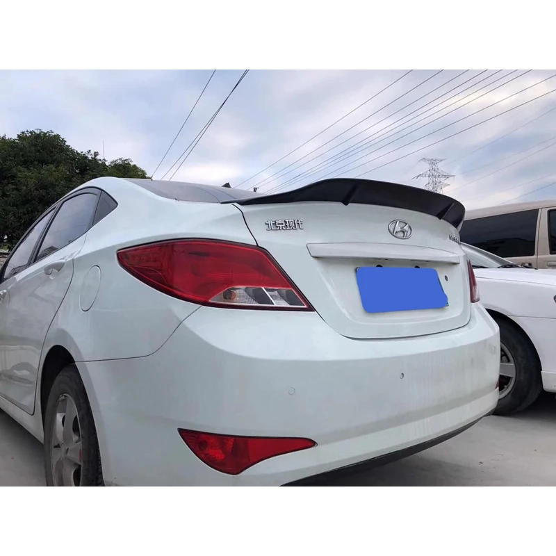 

2010 - 2016 for Hyundai Verna Accent Carbon Fiber FRP Rear spoiler R-Motion Accessories