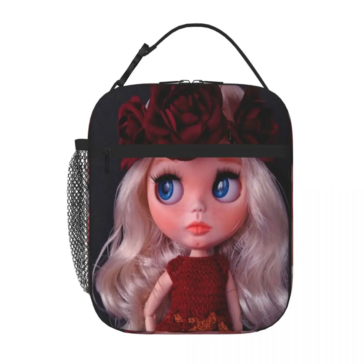 Bestselling Custom Blythe Doll Doll By Aloe Dolls Crossbody Lunch Bag Seaside Lunch Picnic Lunch Bag