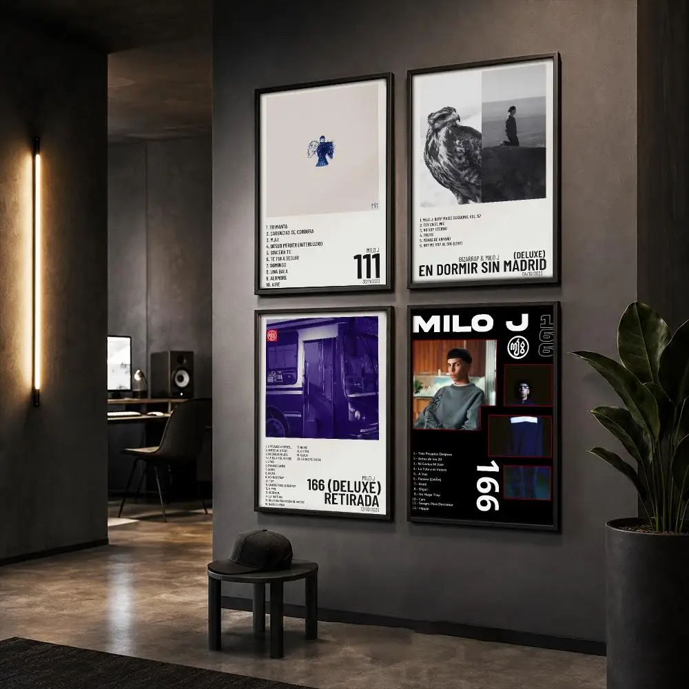 Popular Rapper Singer M-Milo J Poster HD Home Wall Stickers House Hallway Living Room Bedroom Bar Office Decor Art Prints