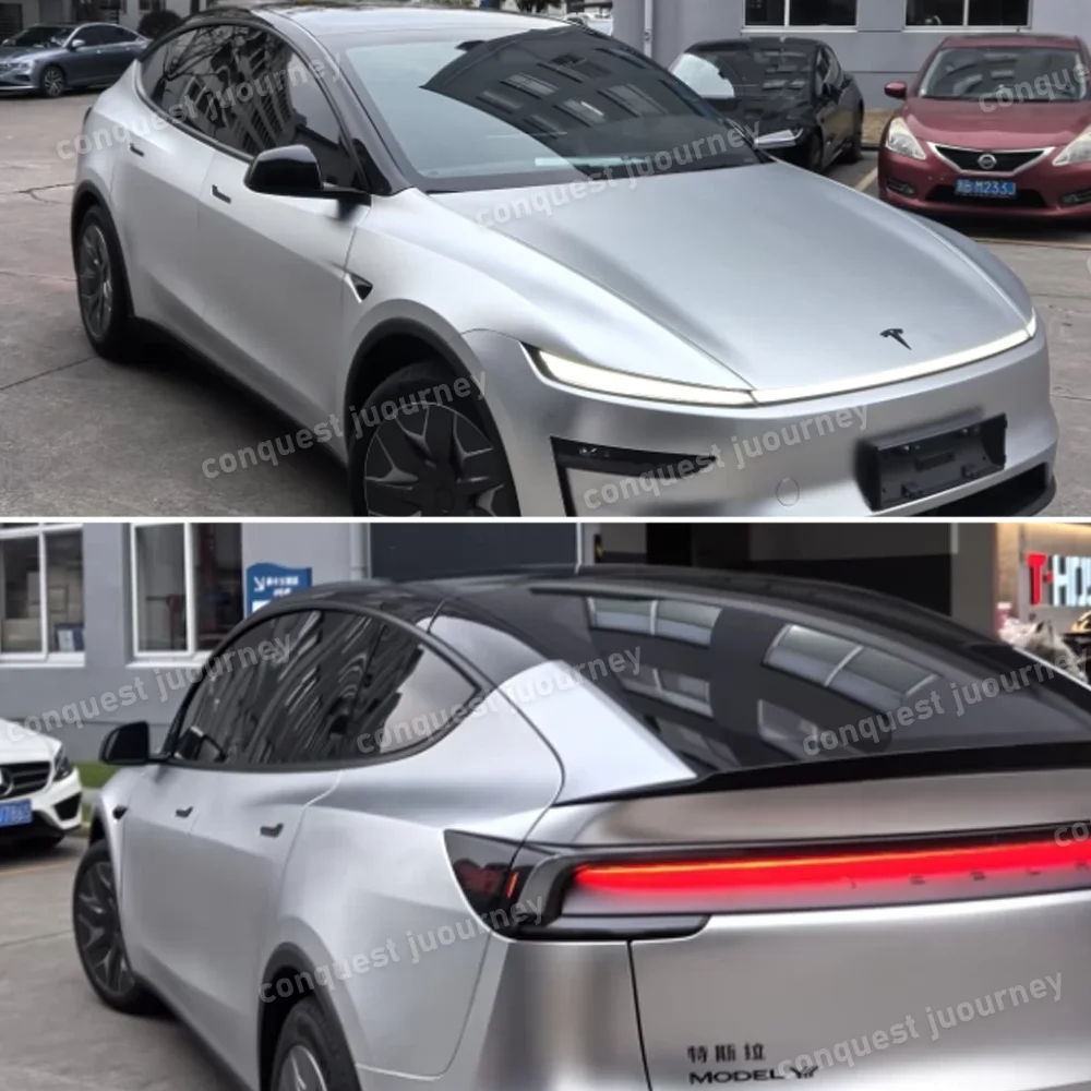 Schwarzende Dachfolie für Tesla Model 3 X S Highland Auto-Aufkleber Streifenverkleidung Y Juniper Versteckte Fenster Tuning – Detail 5