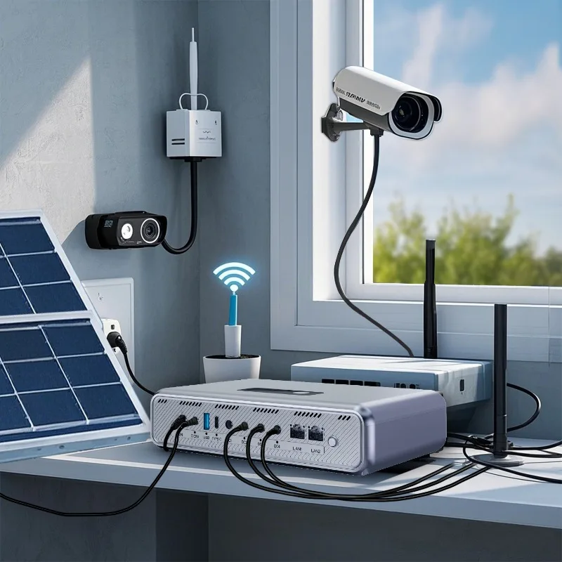 

Mini DC UPS 5V 9V 12V 24V 48V Adjustable Output for Router