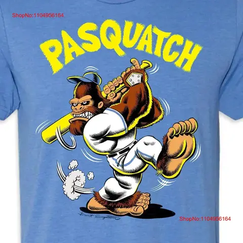 PASQUATCH KC Royals Vinnie Pasquantino Sasquatch Inspired T Shirt vintage Washed Unisex Top For Everyday Wear Slightly