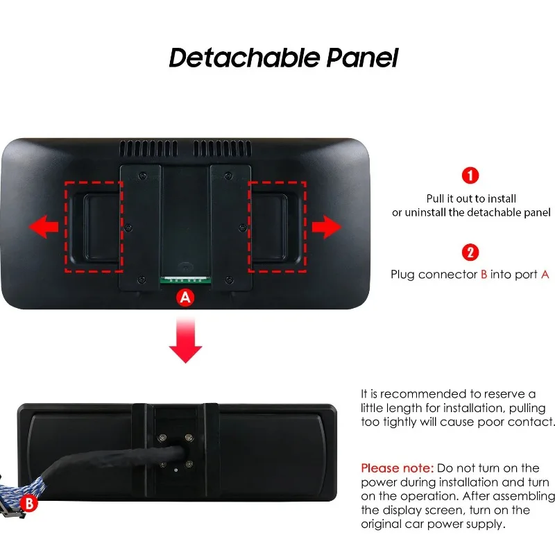10.1 بوصة أندرويد شاشة كبيرة آلة عامة 1din سيارة الملاح الدورية تهز رئيس آلة عالية الوضوح عكس آلة