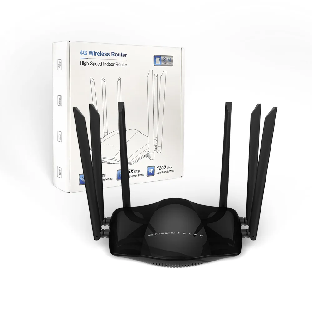 Wow Even & Custom 4G Router 1200M Dual Band WIFI6 Iran Enterprise Office Gigabit R106-AC