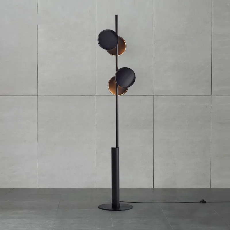 Nordic Black Floor Lamp Typography Series Floor Lamp Minimalist Living Room Lamp Bedroom Designer Art Atmosphere Studio Lighting