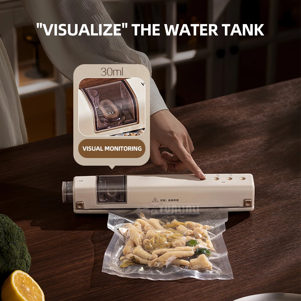 Portable Home  Wireless Vacuum Sealer Machine Automatic Food Preservation Fresh-keeping Vacuum Sealing Machine