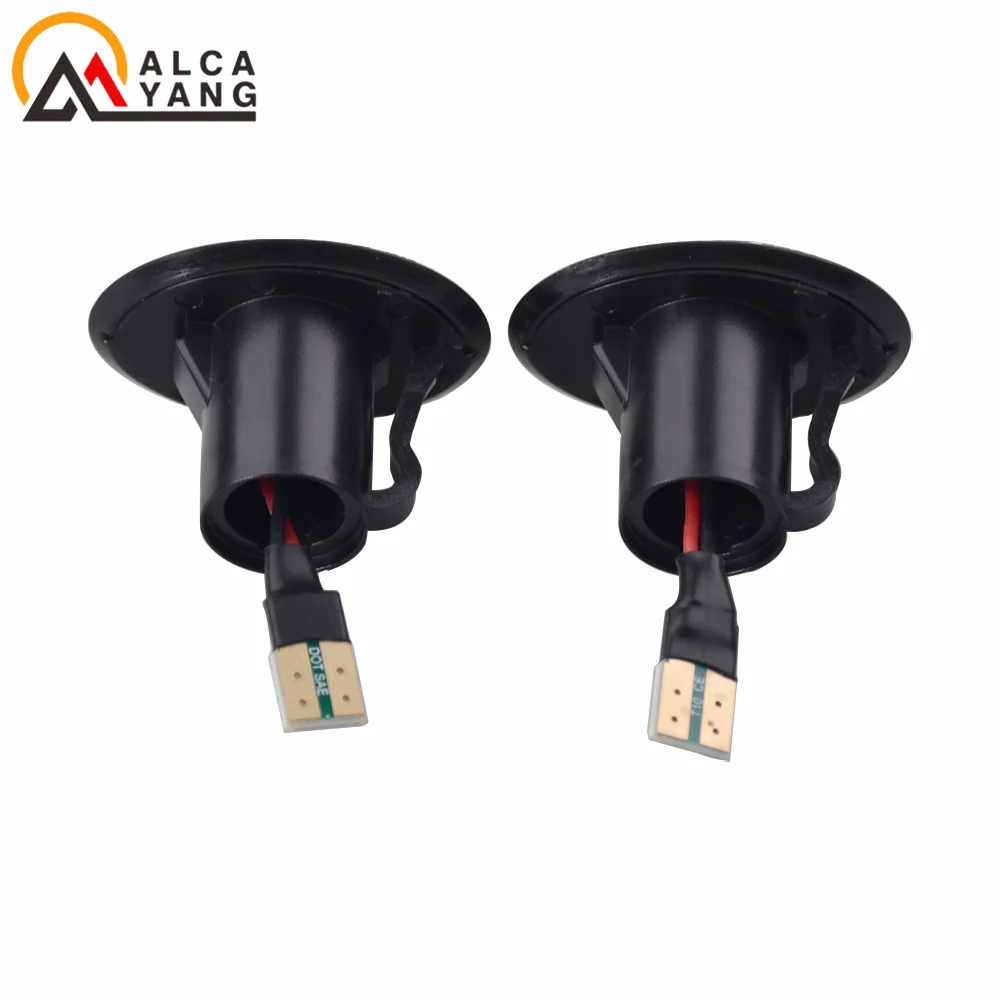 2X LED-Seitenmarkierungsleuchte Blinkleuchte Klar für FIAT 4S 63 3P NUOVA 500 ABARTH Ford KA DESDE Lancia YPSILON Maserati – Detail 2