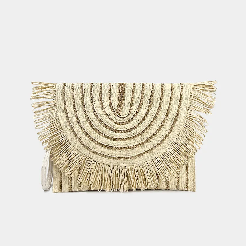 

Пляжная дизайнерская сумка через плечо с кисточками, тканая модная сумка на плечо, женская летняя соломенная сумка bolsa feminina