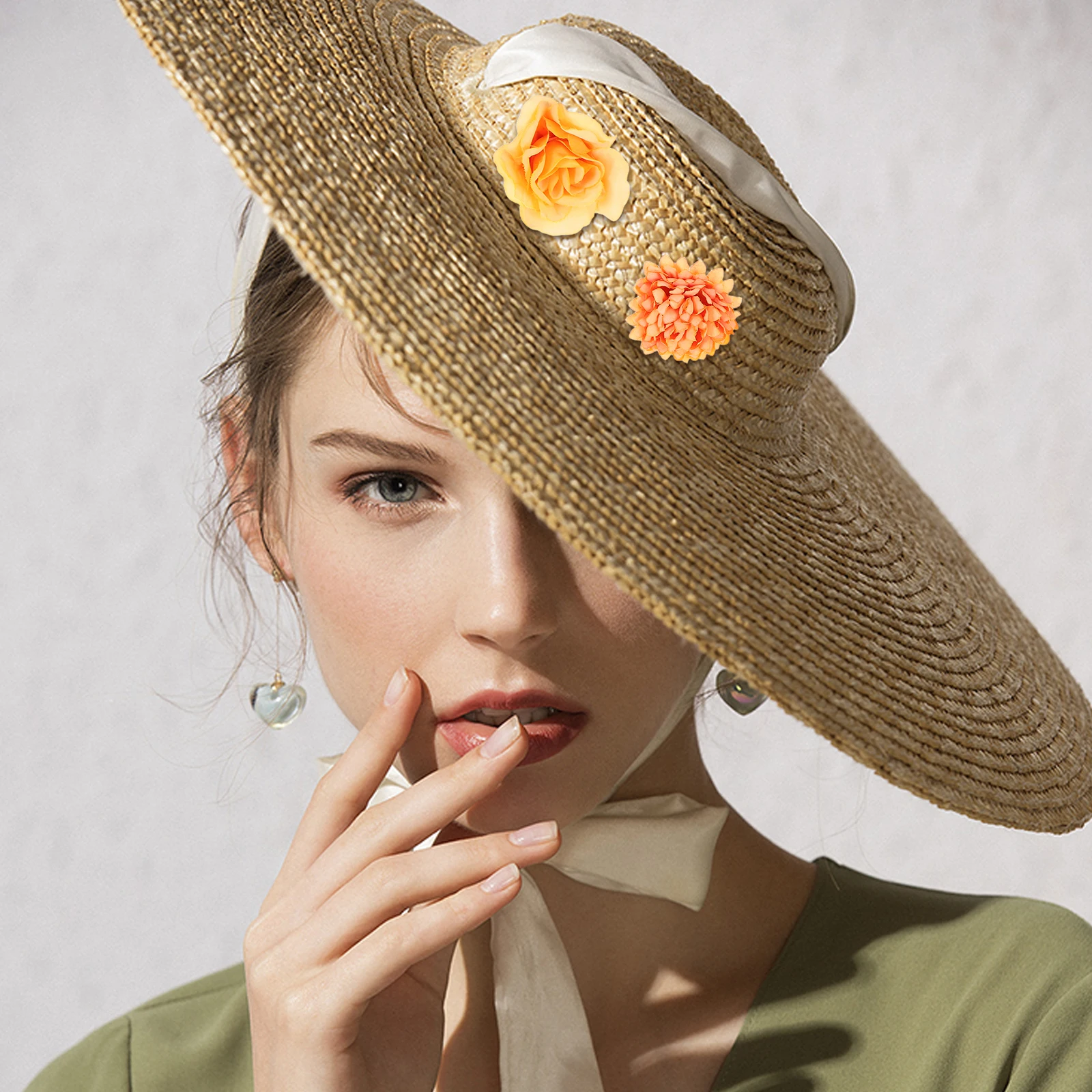 

Simulated Flower Material Package Artificial Small Decorative Faux Flowers Craft Supplies Home Decor Hair Accessories