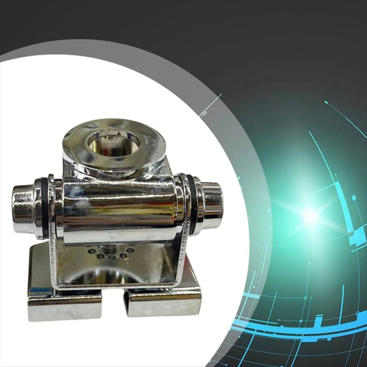 ABUQ nuevo soporte de montaje de Clip de antena de coche soporte de fijación de montaje de antena de Radio de coche para Radio CB de coche Radio Ham negro