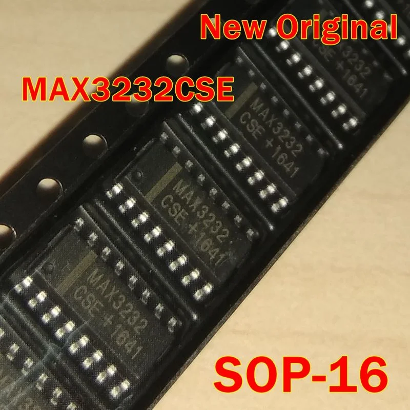 

10 to 500Pcs New Original Max3232Cse Sop-16 3-V to 5.5-V Multichannel Rs-232 Line Driver/Receiver