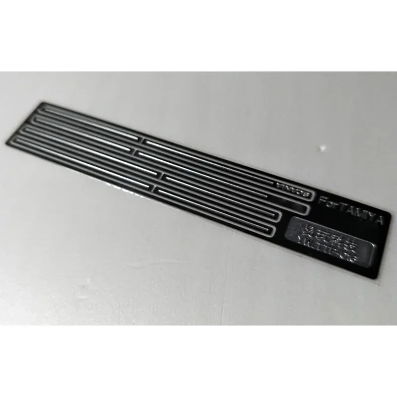 ตกแต่งแถบโลหะด้านข้างสําหรับ 1/14 Tamiya RC รถบรรทุกรถ Scania R730 56323 MAN อะไหล่ DIY ของเล่น