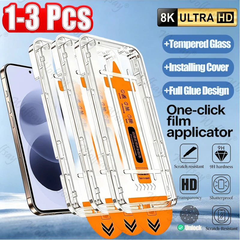 3/2/1 Stück staubfreies Glas für Xiaomi Redmi Note 17, einfach zu installierender Displayschutz, gehärtetes Glas für Xiaomi Redmi Note 17, Redmi Note17