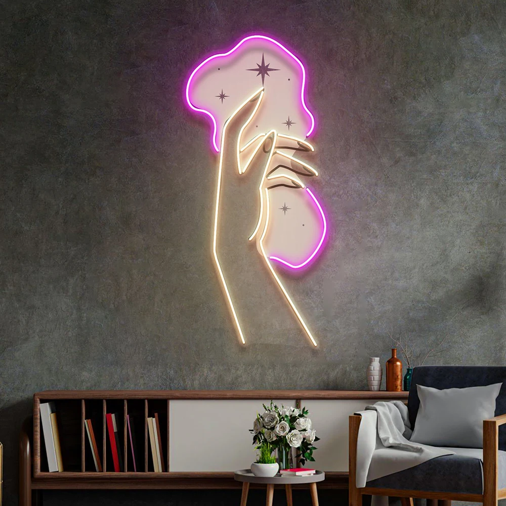 Neon Fancy New Nails Light Sign Custom Nail Studio Beauty Room Neon Light Beauty Salon Wall Decor Business Sign Nail Artist Gift