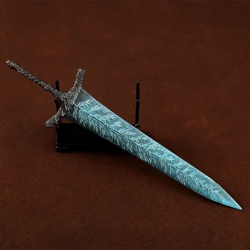 Modèle d'arme périphérique de jeu à collectionner Dark Moon Great Sword, ornements artisanaux sculptés, armes de mêlée, cadeaux d'anniversaire, jouets, 22cm, nouveau