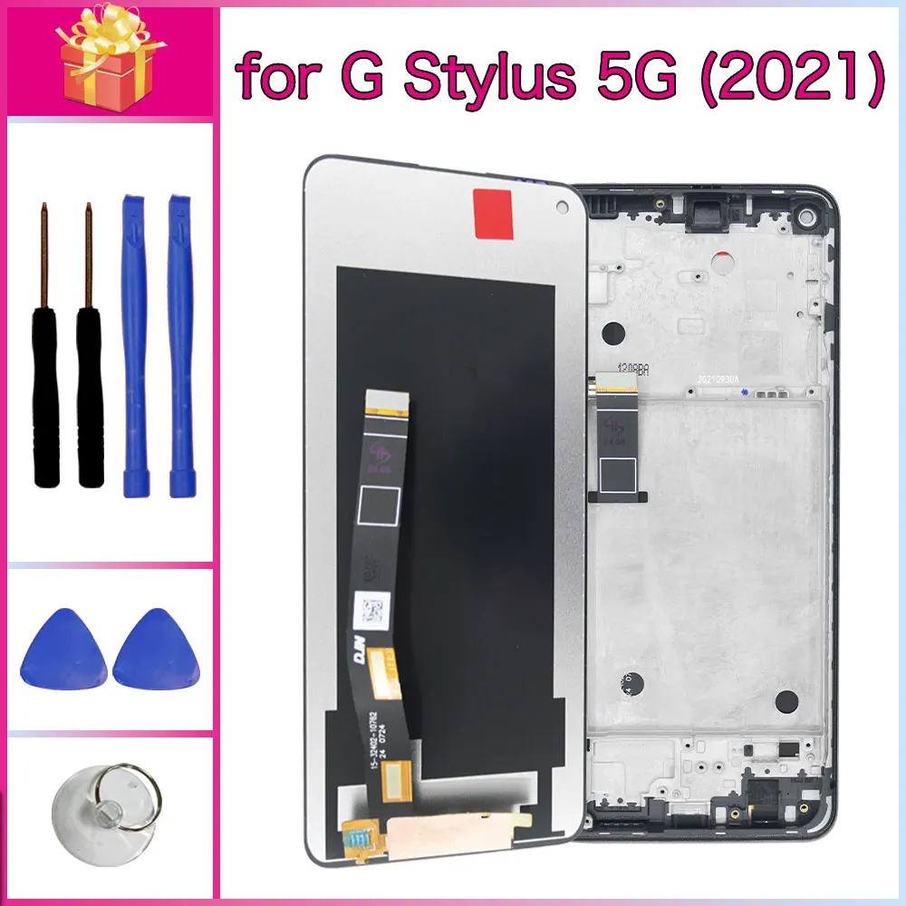 LCD para Motorola Moto G Stylus 5G 2021, Tela de Exibição LCD com Touch Screen para Moto G Stylus 2021 XT2131 XT2131DL