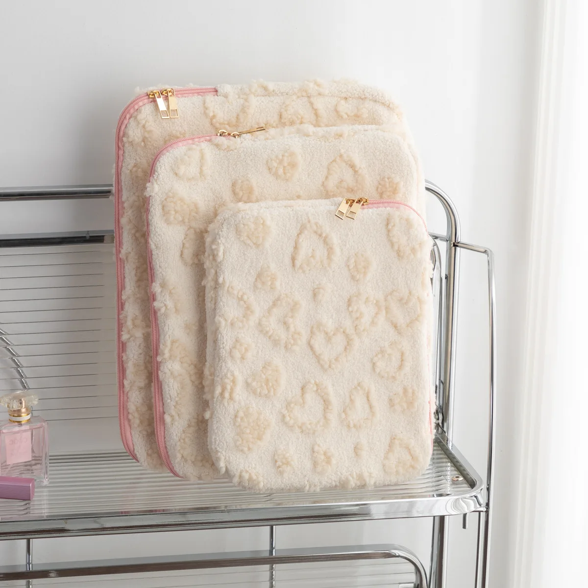 لطيف حقيبة كمبيوتر محمول كم غطاء لوحي 9.7 11 13 14 15 15.6 بوصة لماك بوك اير برو شاومي ديل أيسر الكمبيوتر المحمول الحقيبة الوردي